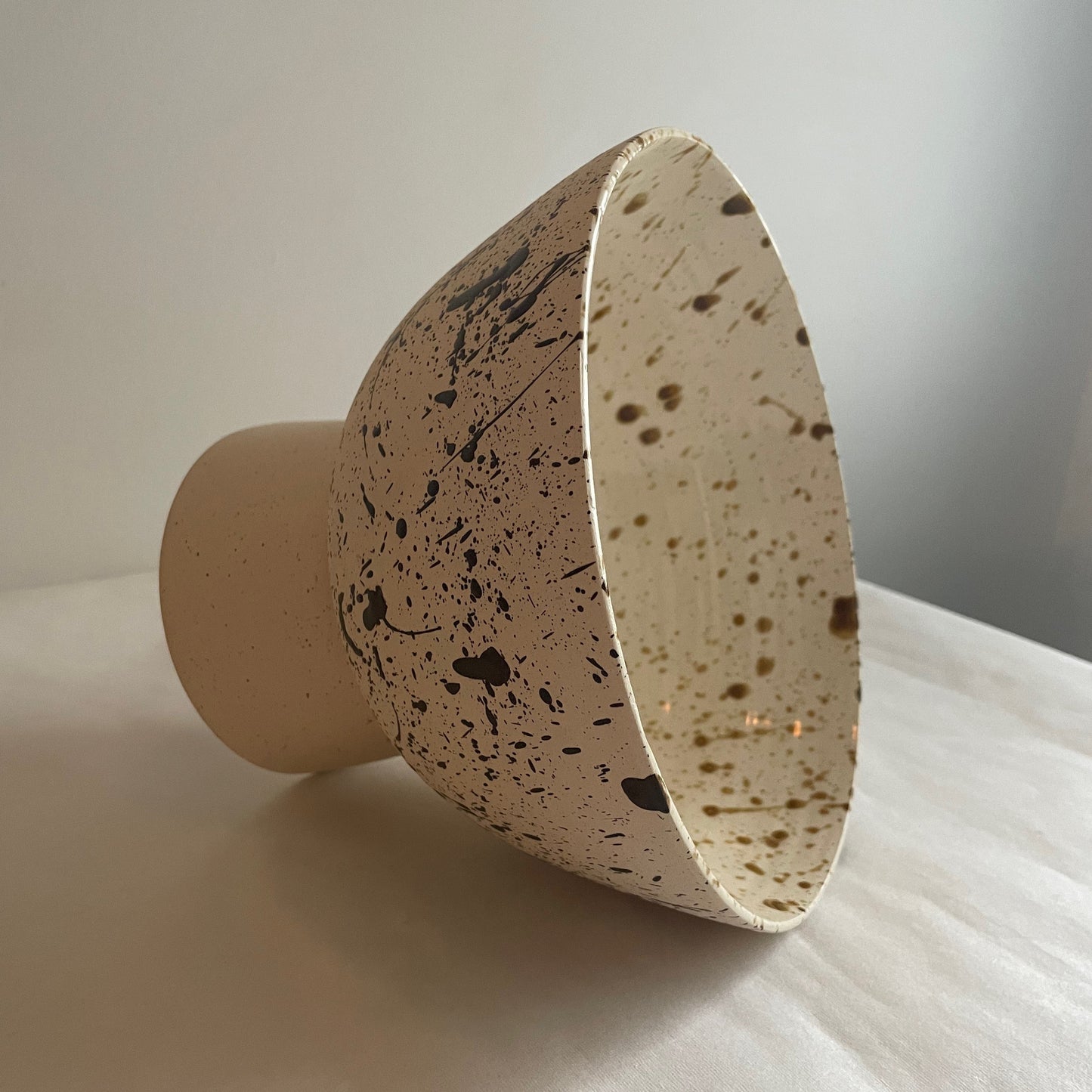 Splatter Pedestal Bowl