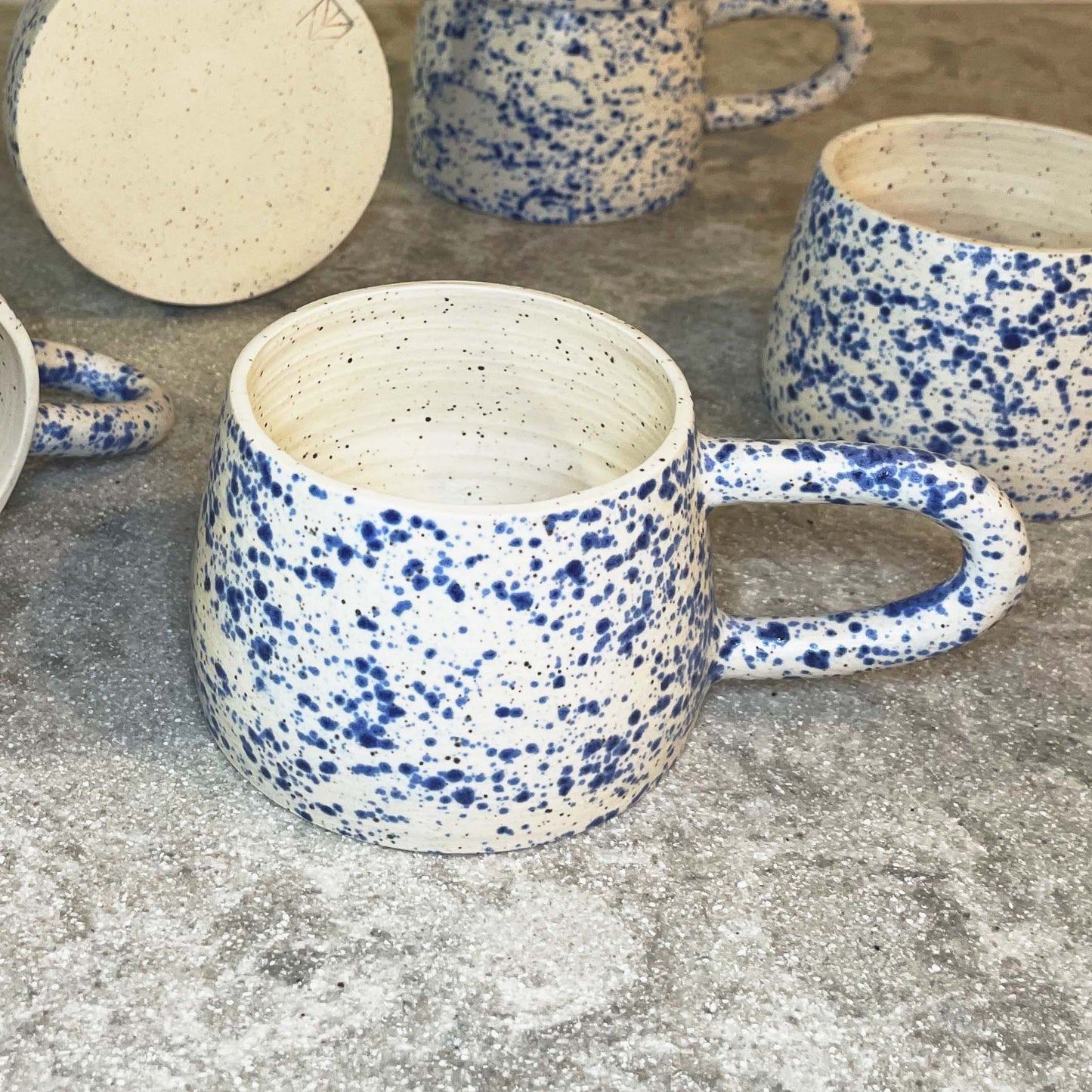 Blue Speckle Espresso Mug