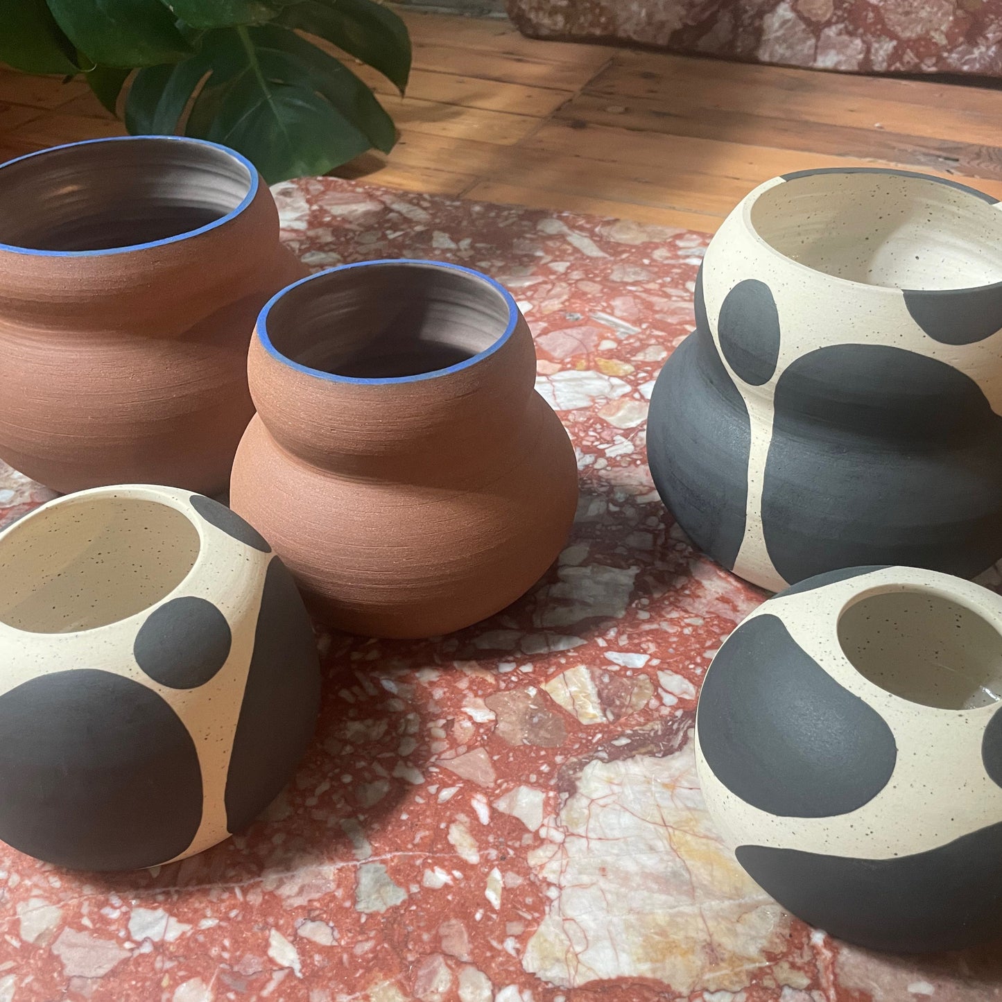 Red Gourd Vases