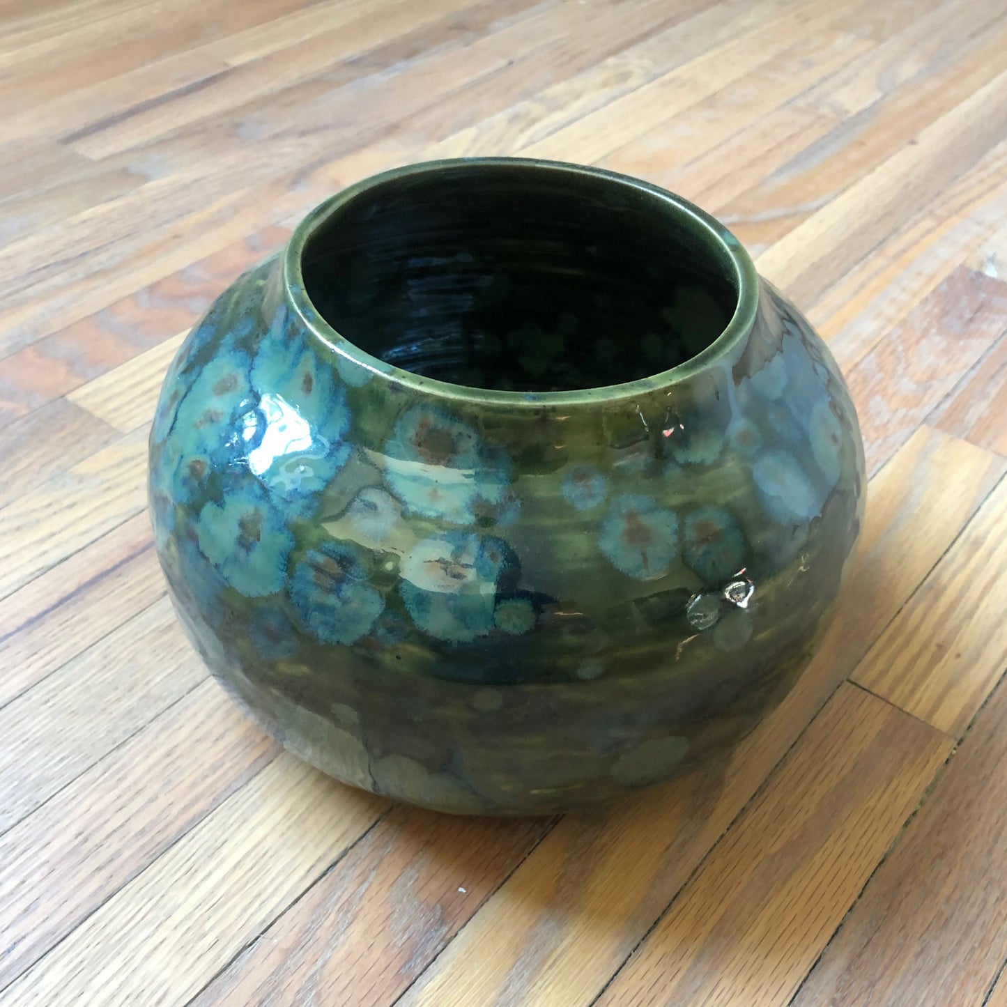 Rounded Green Vase