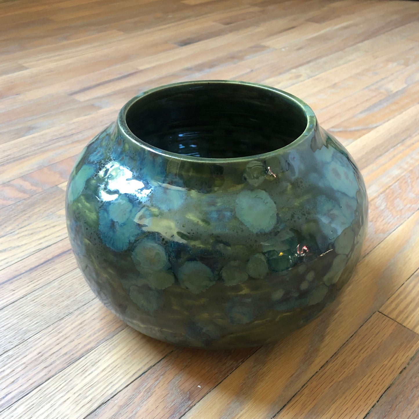 Rounded Green Vase