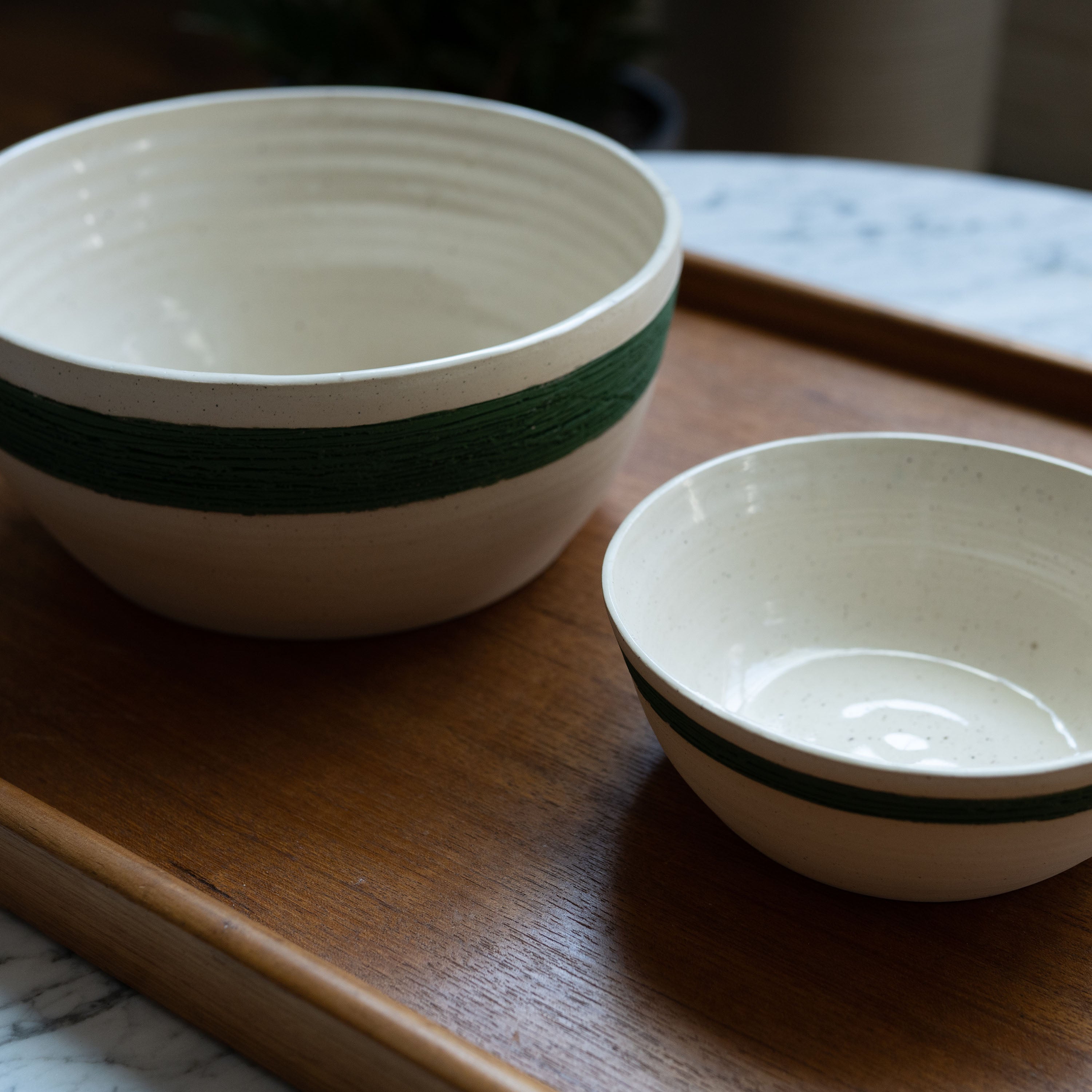 Green Striped Bowls – Vicky Makes Things