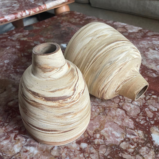 Marbled Bud Vases