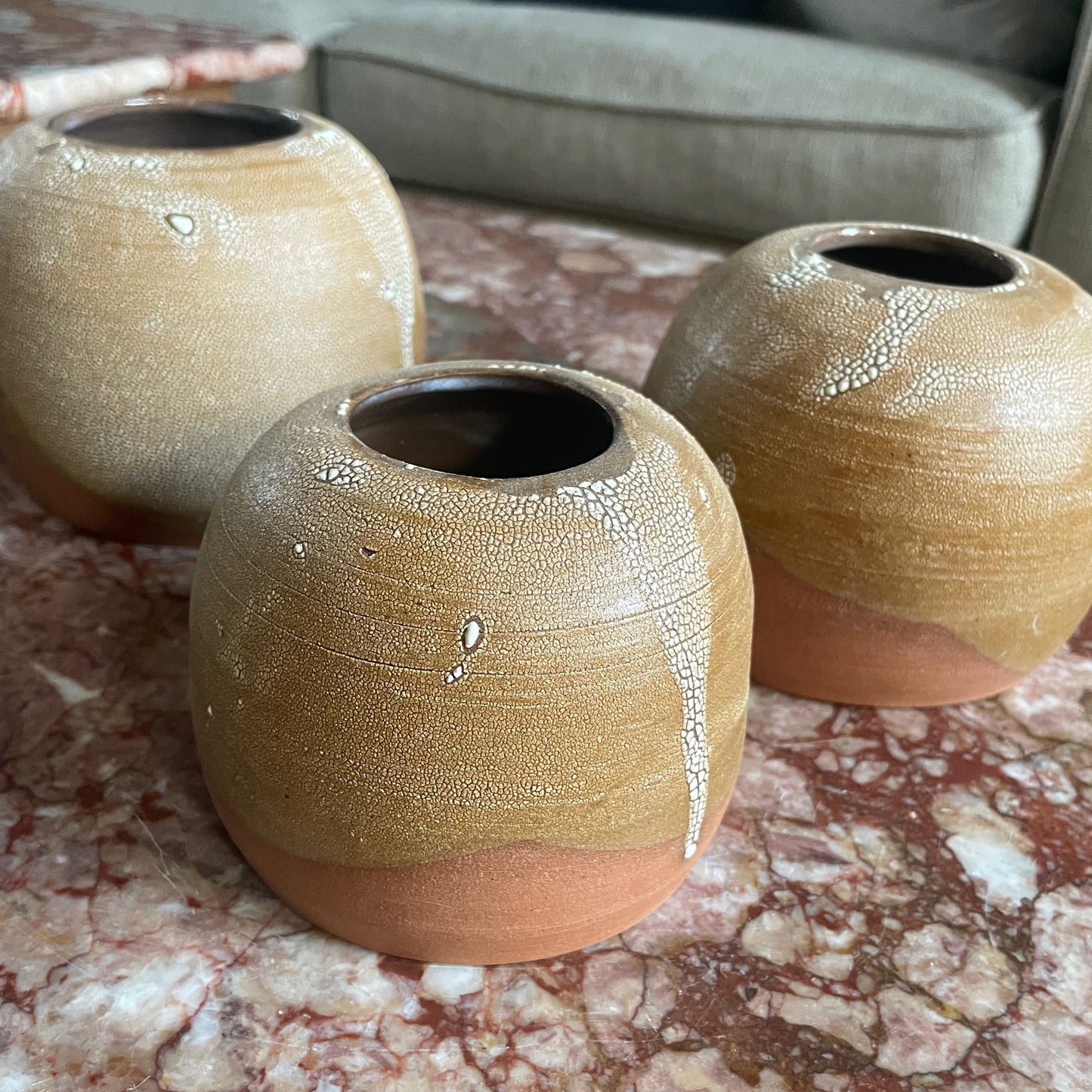 Textured Rounded Vases