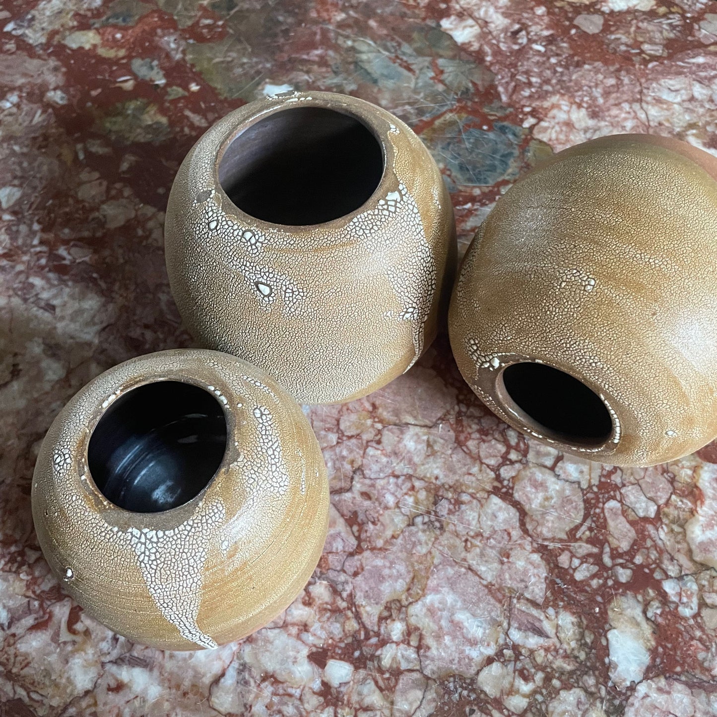 Textured Rounded Vases