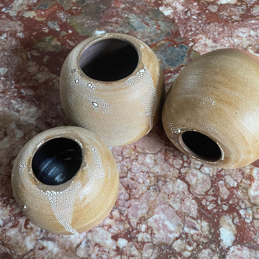 Textured Rounded Vases
