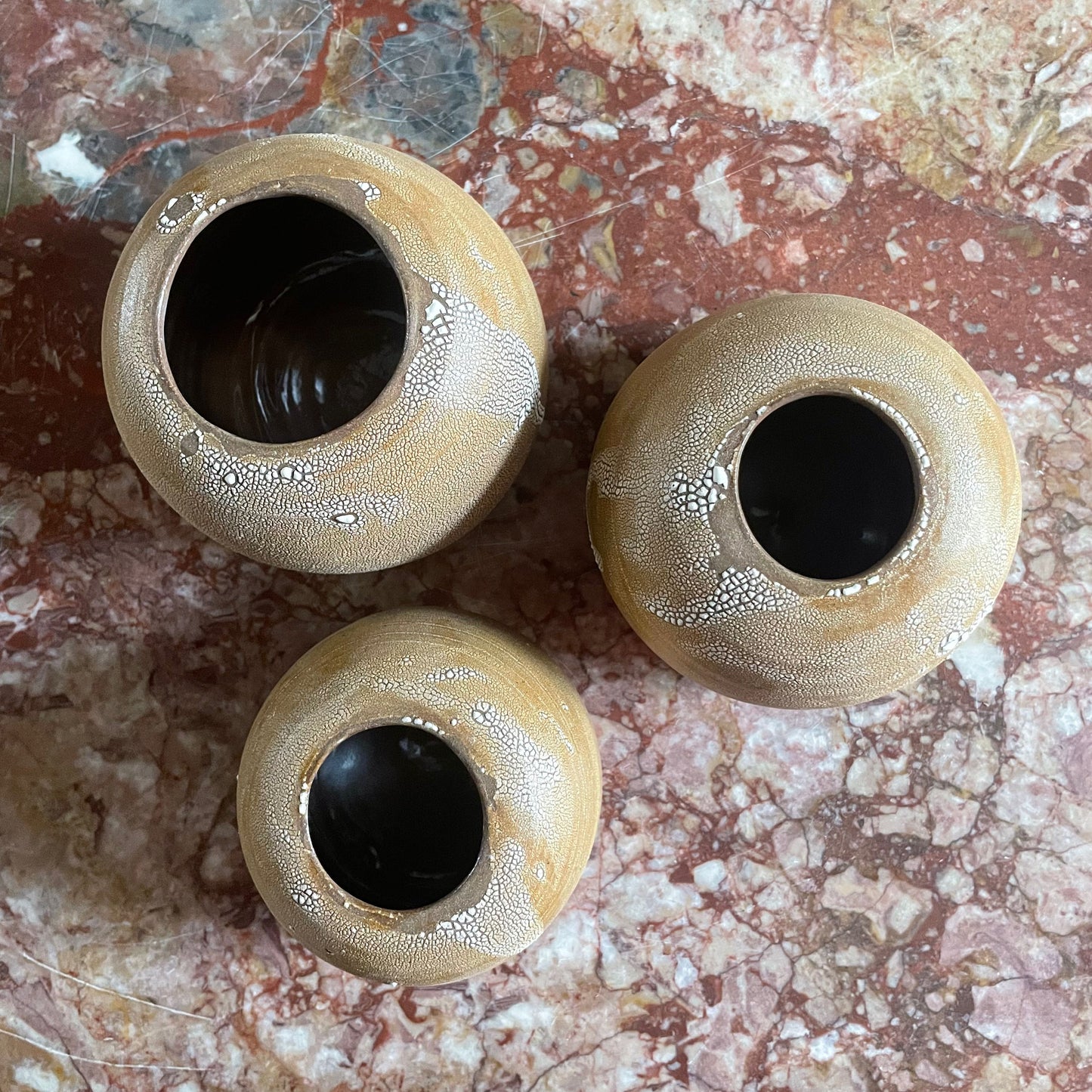 Textured Rounded Vases