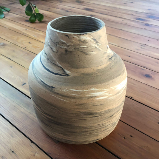 Marbled Shoulder Vase